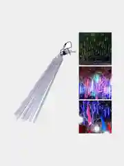 Белый гирлянда Светодиодная LED гирлянда метеоритный дождь. Тающие сосульки. Новый год, 8 колб