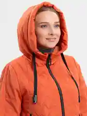 Оранжевый куртка женская, весна-осень