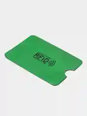 Зеленый чехол для банковских карт АнтиВор RFID