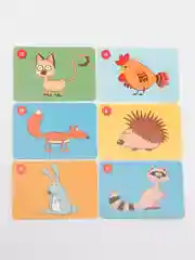 Карточная игра Мемо. 50 карточек. Синий трактор