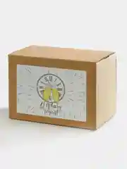 Оранжевый подарочный новогодний набор, подарок на Новый год (подушка + кружка)