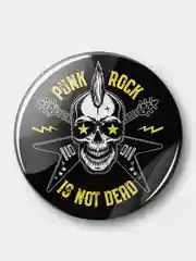 Значок "Punk Rock is not dead", 37 мм