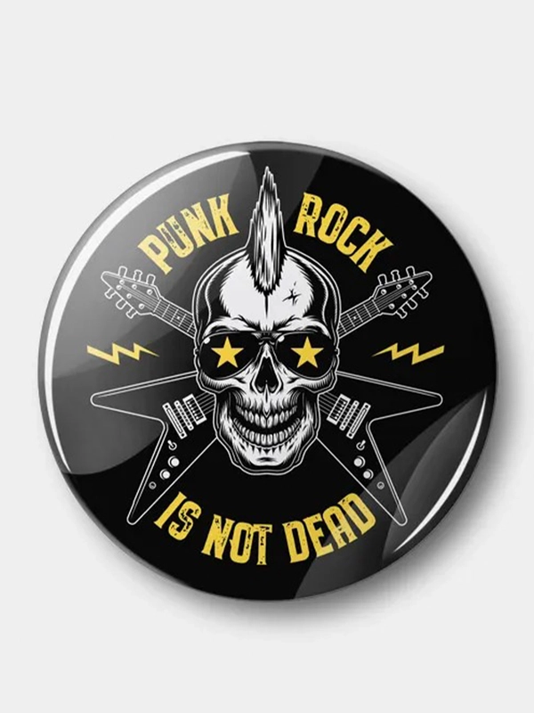 Значок "Punk Rock is not dead", 37 мм