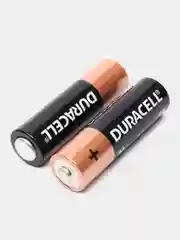 Батарейка алкалиновая Duracell Basic, AA, LR6-2BL, 1.5В, блистер, 2 шт