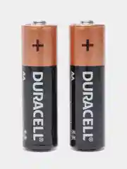 Батарейка алкалиновая Duracell Basic, AA, LR6-2BL, 1.5В, блистер, 2 шт