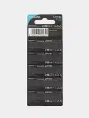Батарейка алкалиновая (щелочная) LuazON, LR1130, AG10, блистер, 10 шт