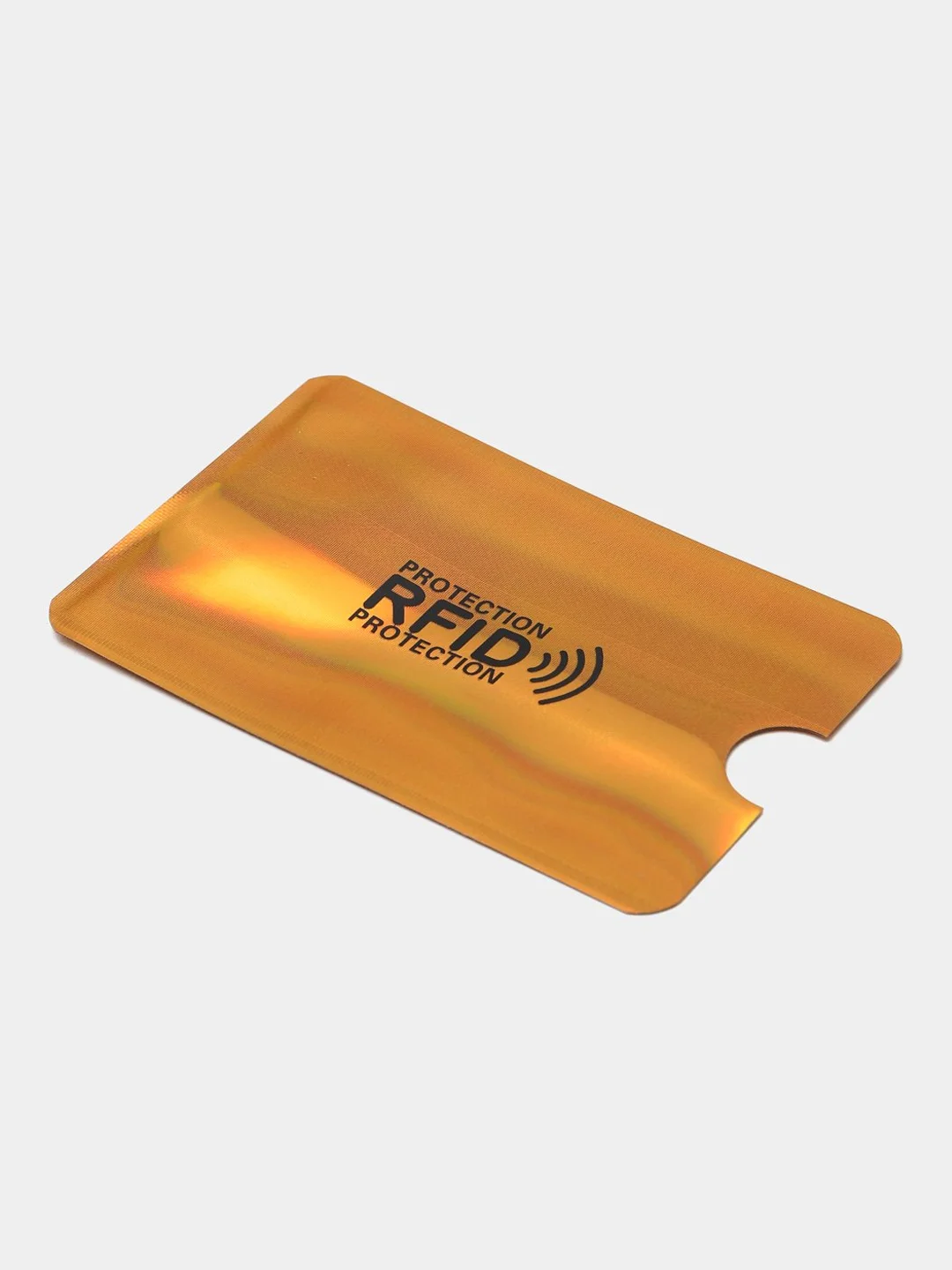Желтый чехол для банковских карт АнтиВор RFID