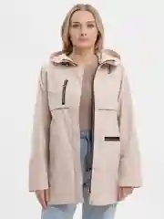 Кремовый ветровка женская весна-осень, XL - 6XL
