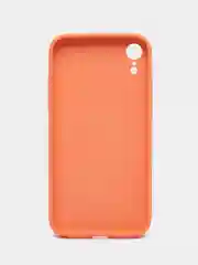 Небесно-голубой чехол для iPhone Xr/ 11/ 12/ mini/ Pro/ ProMax, силиконовый со стеклянной панелью