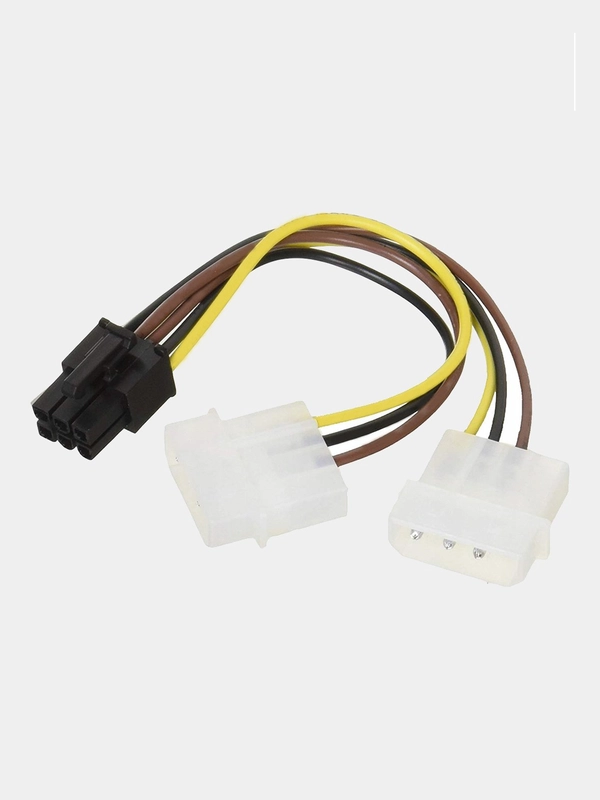 Переходник 6 pin Molex, дополнительное питание видеокарты