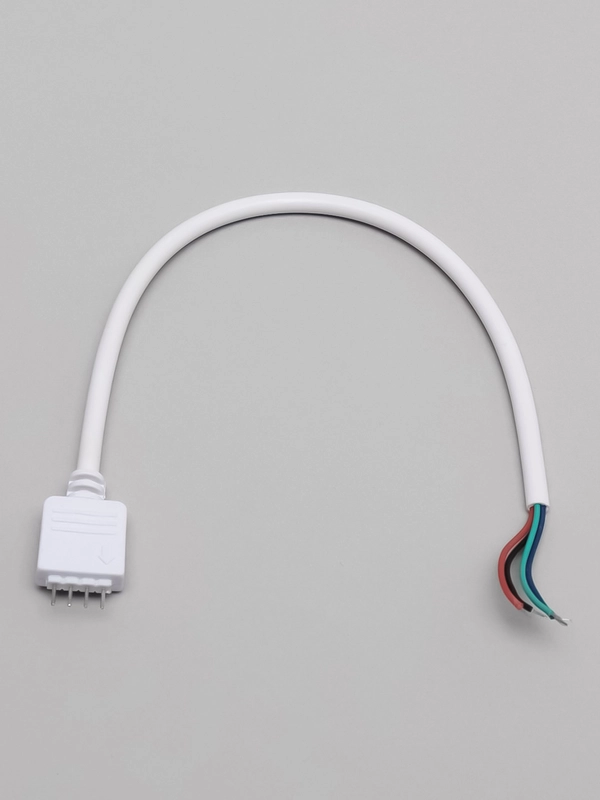 Коннектор выводной RGB 20 cm, 4-контактный разъем