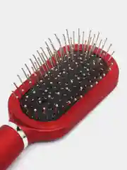 Красный массажная щетка расческа с зеркалом, антистатический эффект