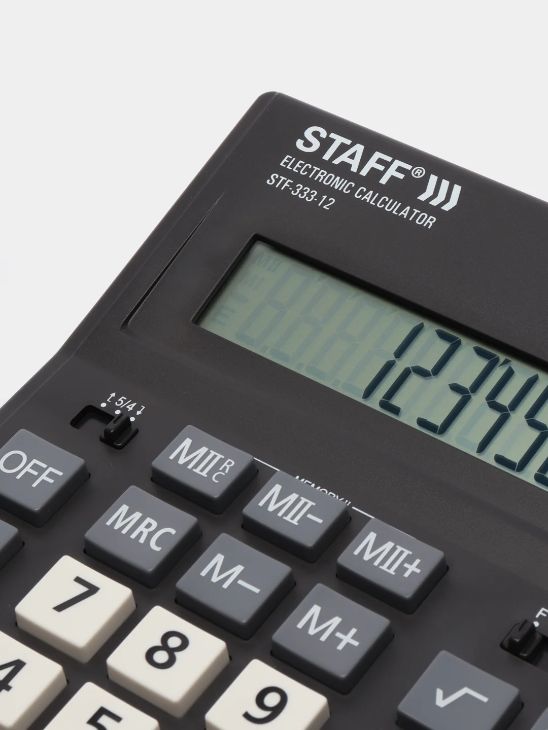 Калькулятор настольный 12 разрядов Staff Plus STF-333, двойное питание