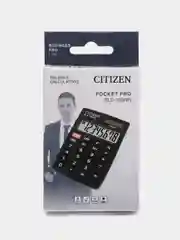 Калькулятор карманный, 8-разрядный, Citizen SLD-100NR, двойное питание, 58*88*10 мм, чёрный