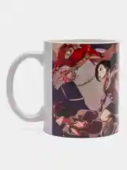 Коралловый керамические кружки "Аниме" : "Волейбол", " Токийский гуль" и другие