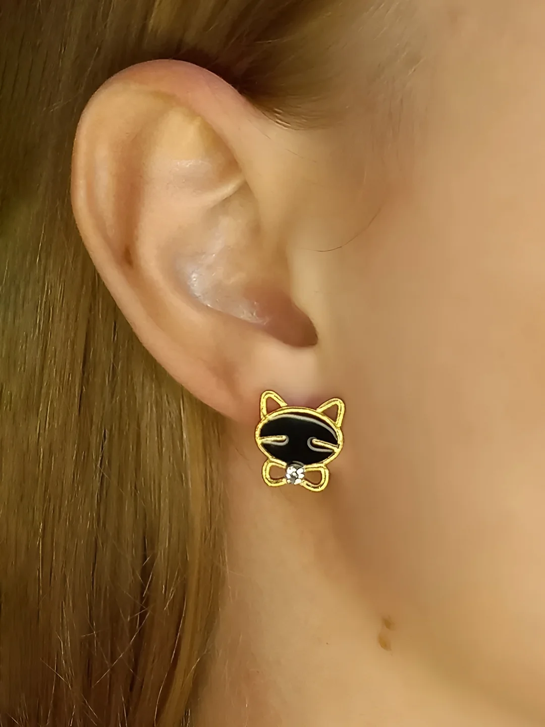 Серьги Котик