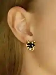Серьги Котик