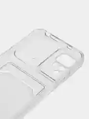 Прозрачный чехол для Redmi Note 12S / Редми Нот 12С, прозрачный, с карманом для карты