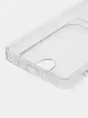 Марсала чехол для Xiaomi Redmi 12C, Сяоми Редми 12С, прозрачный, с карманом для карты