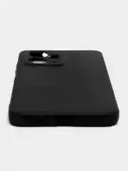 Угольный чехол для Redmi Note 12 4G (Редми Нот 12 4Г), силиконовый, матовый