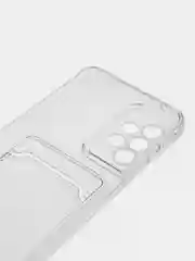 Прозрачный чехол Samsung Galaxy A52 / A52s, Самсунг Галакси А52 / А52с прозрачный с карманом для карт