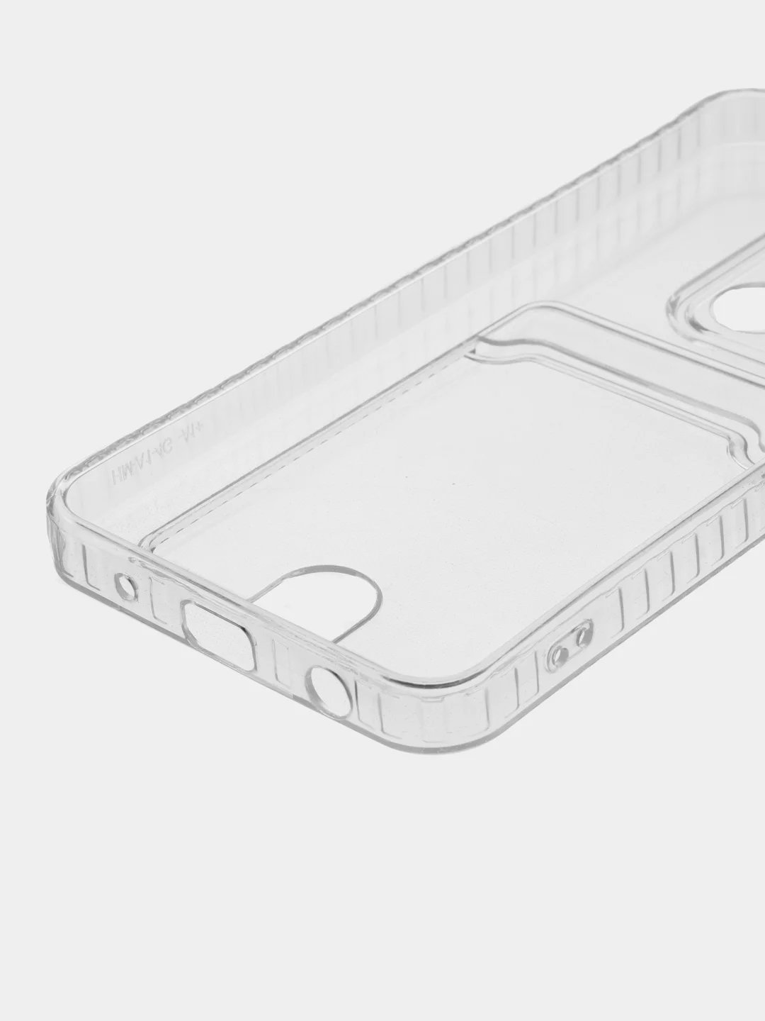 Марсала чехол Xiaomi Redmi A1 Plus A2+ Poco C51 Редми А1 Плюс прозрачный с карманом для карты