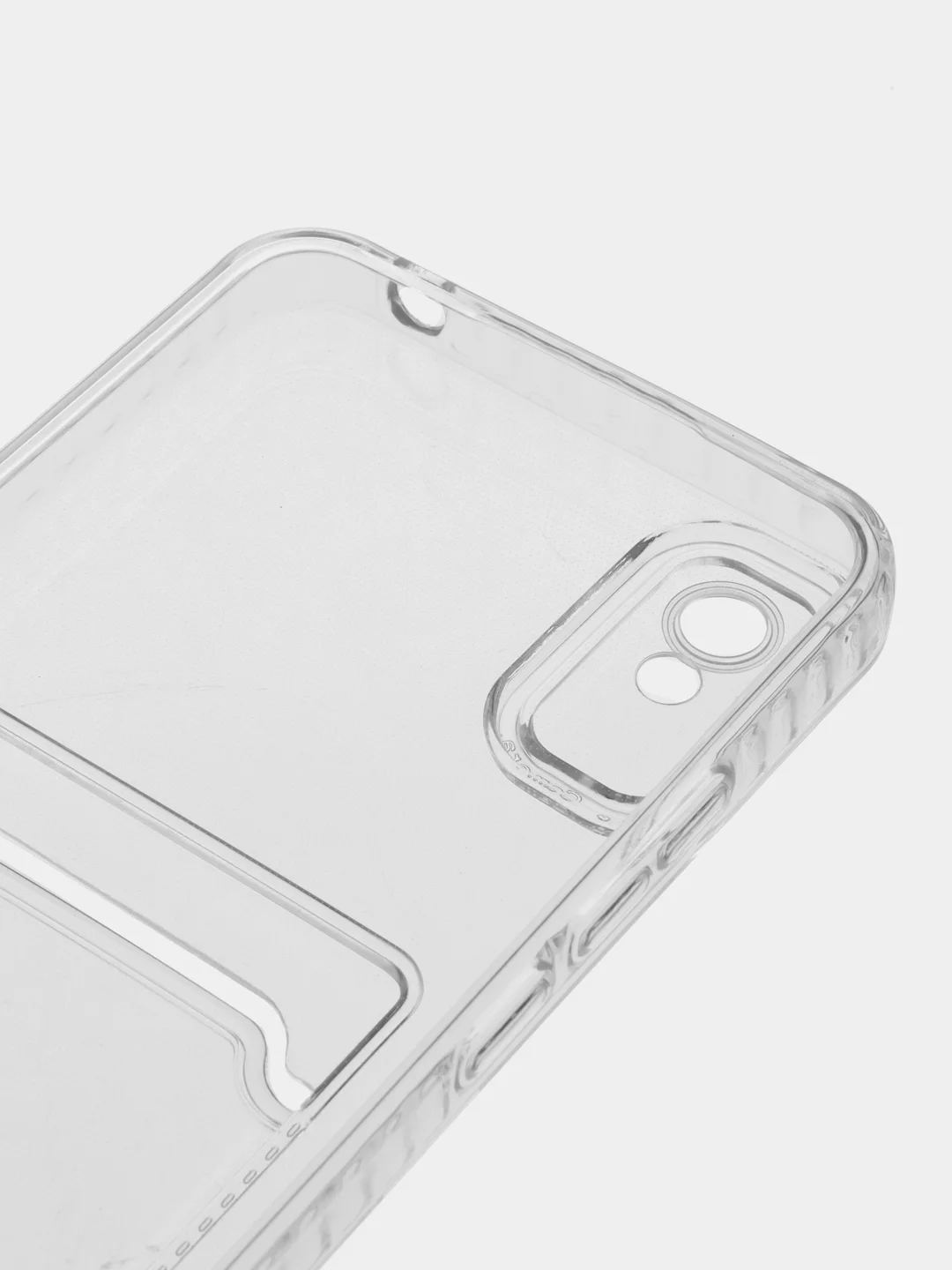 Марсала чехол для Xiaomi Redmi 9A, Сяоми Редми 9А прозрачный, с карманом для карты