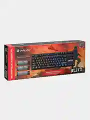Механическая клавиатура Defender Blitz GK-240L RU,Rainbow