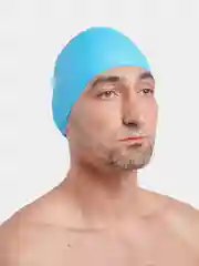 Лазурный шапочка силиконовая  для плавания шапка для бассейна