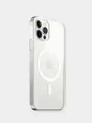 Чехол силиконовый прозрачный MagSafe для Apple iPhone 12/ 13