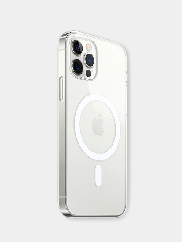 Чехол силиконовый прозрачный MagSafe для Apple iPhone 12/ 13