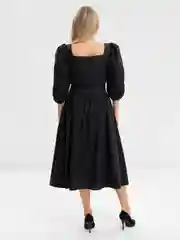 Черный платье, комплект: топ и юбка