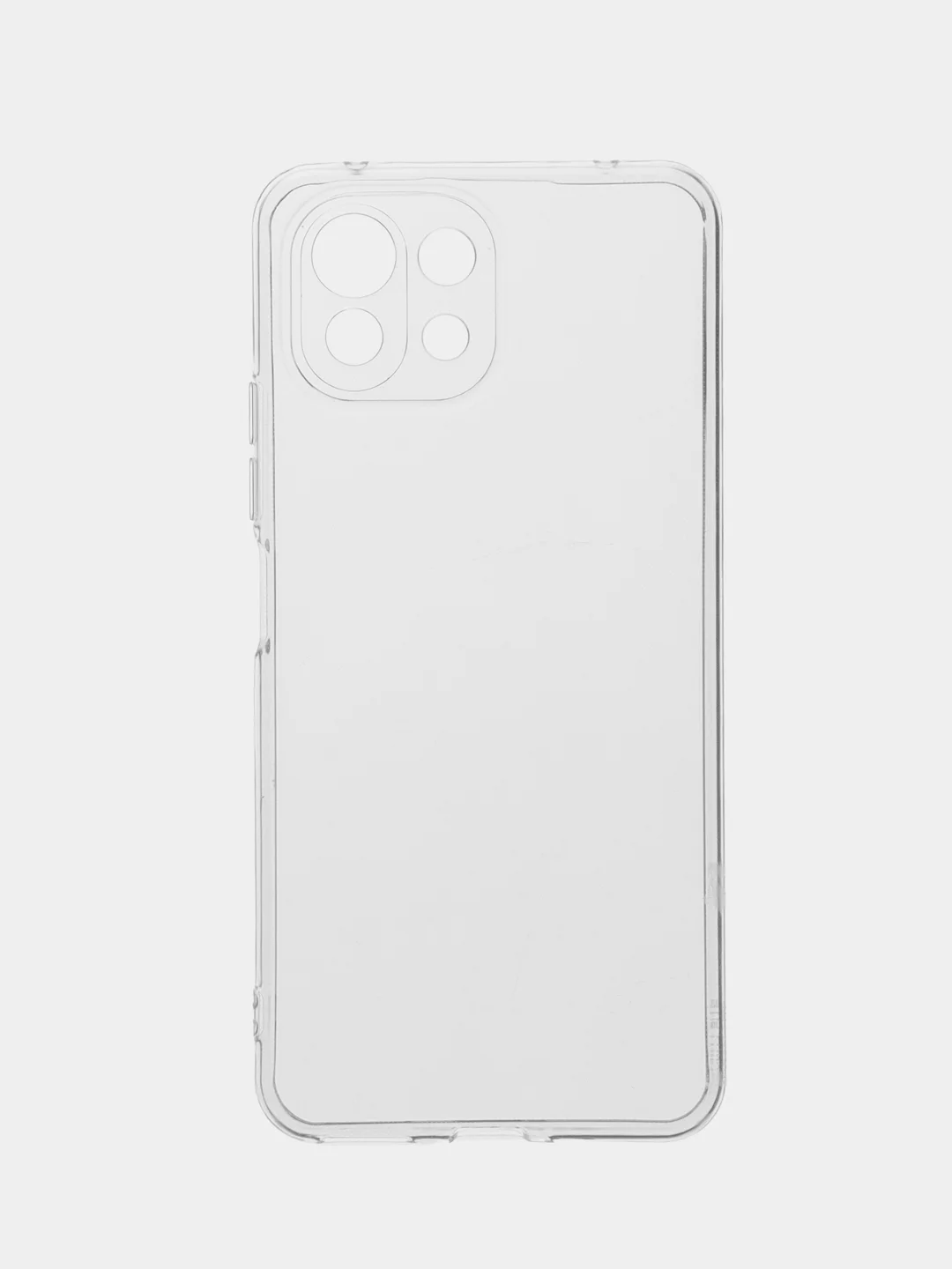 Прозрачный чехол Mi 11 Lite, Xiaomi 11 Lite 5G NE, Сяоми 11 Лайт 5G НЕ, силиконовый цветной матовый