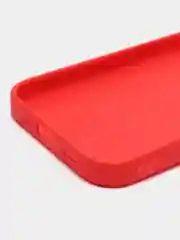 Вишнёвый чехол силиконовый на iPhone 5, 5s, 6, 6s, 7, 8, SE 2020, X, XR, XS Max, 12 14 Pro, 13 mini