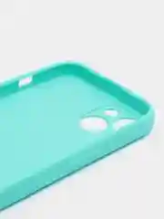 Тёмно-бирюзовый чехол силиконовый на iPhone 5, 5s, 6, 6s, 7, 8, SE 2020, X, XR, XS Max, 12 14 Pro, 13 mini