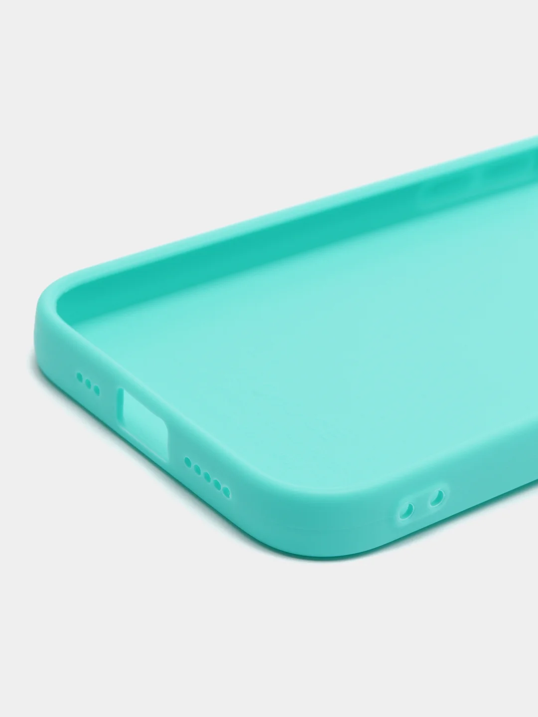 Тёмно-бирюзовый чехол силиконовый на iPhone 5, 5s, 6, 6s, 7, 8, SE 2020, X, XR, XS Max, 12 14 Pro, 13 mini