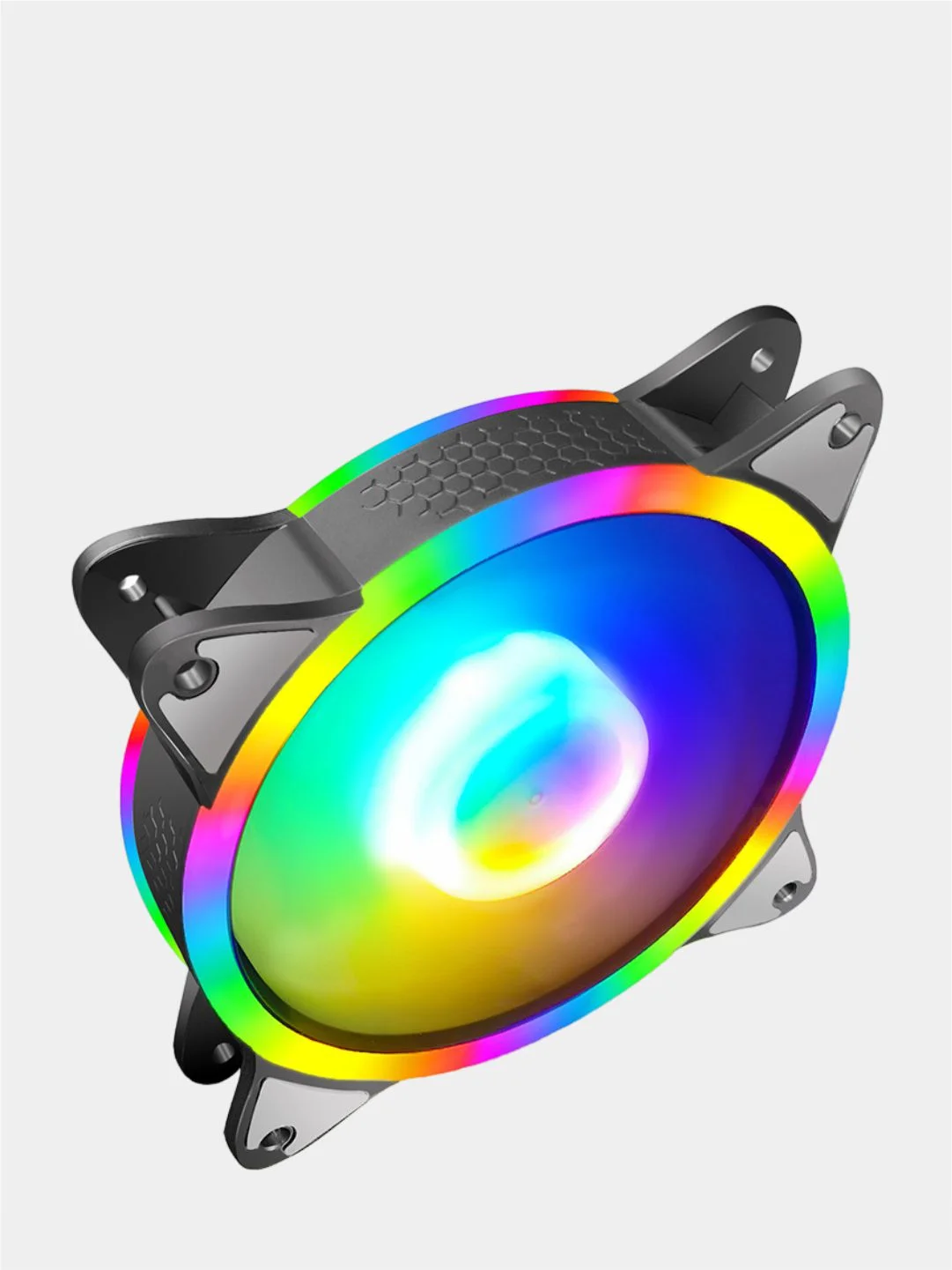 Разноцветный вентилятор для корпуса Cool Moon Gemini, 120 мм, RGB, кулер для ПК Cool Moon RGB