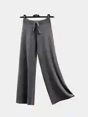 Серый женские трикотажные брюки кюлоты