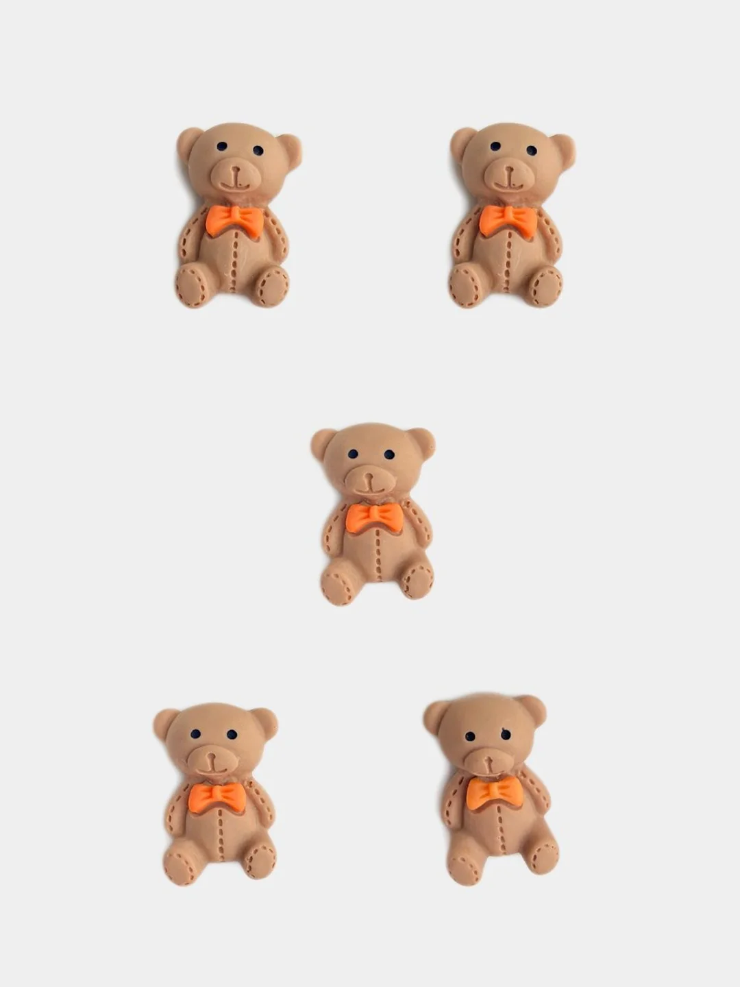 Коричневый кабошон Медвежок
