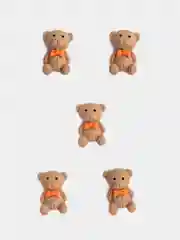 Коричневый кабошон Медвежок