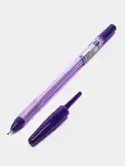 Ручка шариковая deVENTE "CROCUS", 0,5 мм, синяя, разные цвета