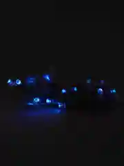 Лазурный гирлянда синяя зеленая белая Новогодняя 4м, LED светодиодная, синий и зеленый свет на елку