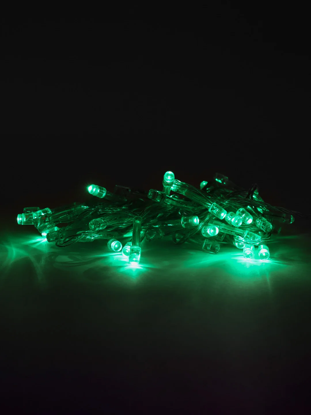 Лайм гирлянда синяя зеленая белая Новогодняя 4м, LED светодиодная, синий и зеленый свет на елку