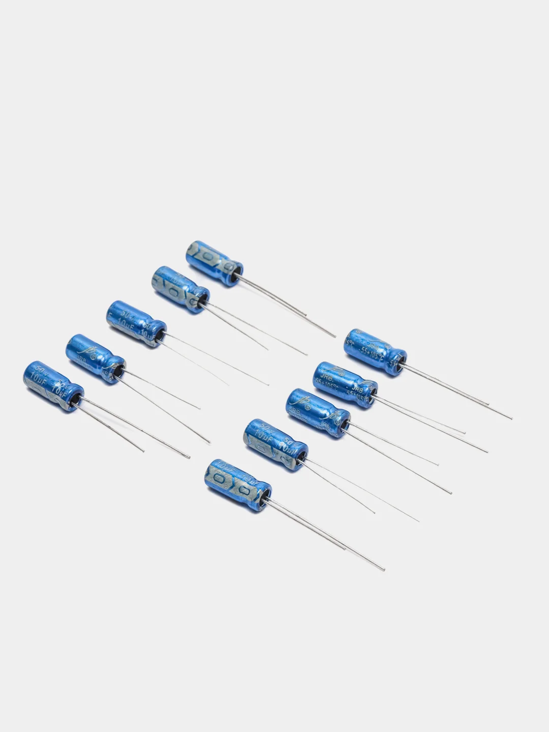 10 штук 10мкф 50В Конденсатор электролитический 10UF 50V 105C 5х11 JB