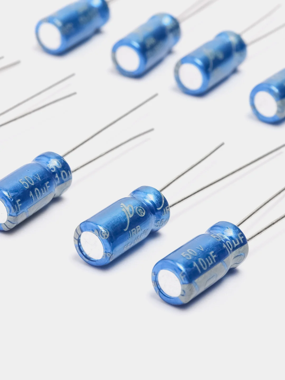 10 штук 10мкф 50В Конденсатор электролитический 10UF 50V 105C 5х11 JB