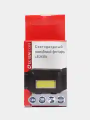 Фонарь налобный Ultraflash LED5356, питание 3 x R03, COB 49 lm, черный / пластик, 2 режима