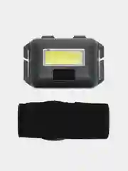 Фонарь налобный Ultraflash LED5356, питание 3 x R03, COB 49 lm, черный / пластик, 2 режима