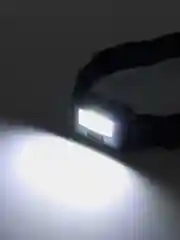 Фонарь налобный Ultraflash LED5356, питание 3 x R03, COB 49 lm, черный / пластик, 2 режима