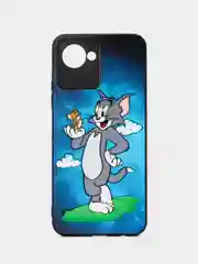 Синий чехол с рисунком на Realme C30 и Realme C30S (Реалми С30 и Реалми С30с)