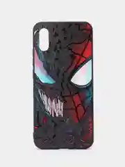 Черный чехол с рисунком на Xiaomi Redmi 9A (Сяоми Редми 9А)